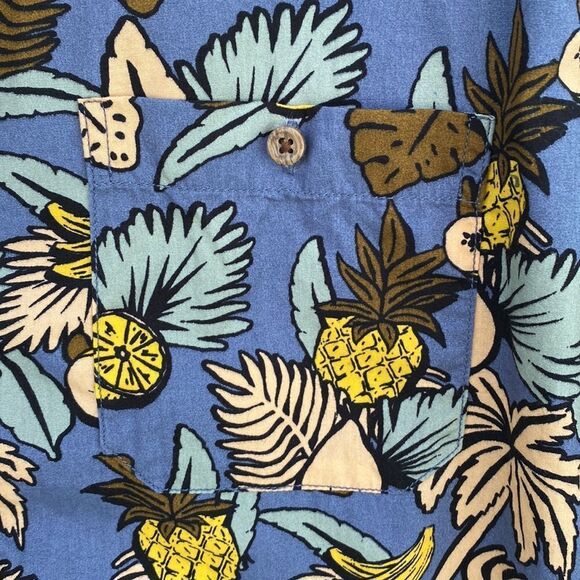 Ditch Plains Sz XL Pineapple Island Button Down - Picture 6 of 14